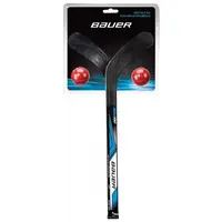 Bauer MINI STICK SET Set hokejek a míčku, černá, velikost