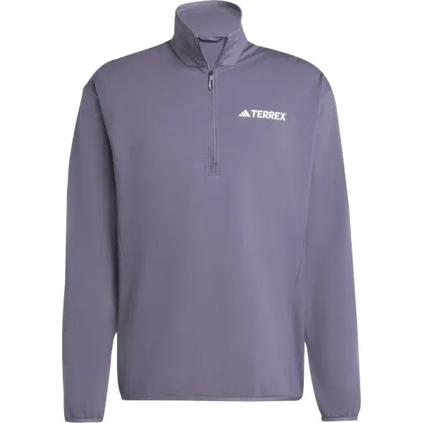 adidas MULTI TERREX CILMAWARM HZ T FL M Pánská sportovní mikina, fialová, velikost