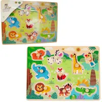 BABU - Dřevěné vkládací puzzle SAFARI