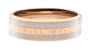 Daniel Wellington Módní bronzový prsten Emalie DW004000 50 mm
