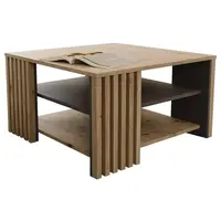 Carryhome KONFERENČNÍ STOLEK, šedá, dub artisan, kompozitní dřevo, 80/45/80 cm