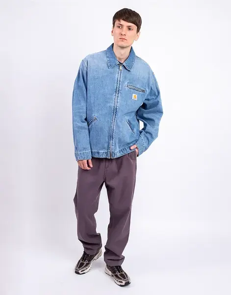 Carhartt WIP OG Detroit Jacket Blue burst washed M