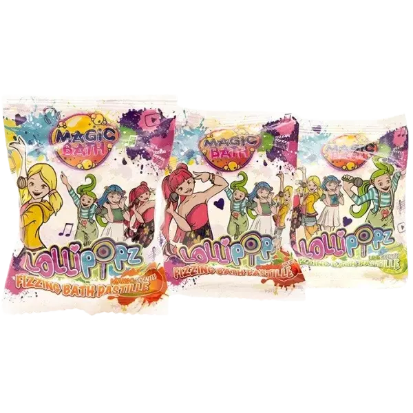 Lollipopz šumivá tableta do koupele 40 g