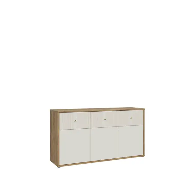 Xora KOMODA, barvy dubu, pískové barvy, 154,2/83,1/42 cm