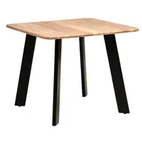 Livetastic JÍDELNÍ STŮL, akácie, černá, barvy akácie, 90/90/76 cm