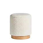 MID.YOU TABURET, textil, kompozitní dřevo, 38/42/38 cm