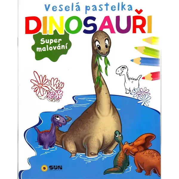 Sun Veselá pastelka Dinosauři CZ verzia
