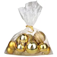 Anděl Banky plast zlaté mix povrchov a veľkostí 20 ks