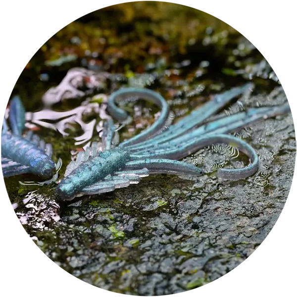 Redbass gumová nástraha nymfa fry - s 53 mm