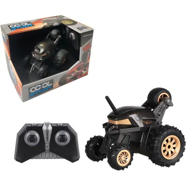 Alltoys Kaskadérske RC auto mini čierne s 5 kolesami