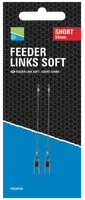 Preston innovations záveska feeder links soft 3 ks - short 55 mm