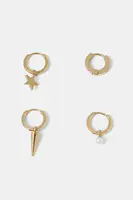 Pozlátené náušnice EDBLAD Peak One 4-pak