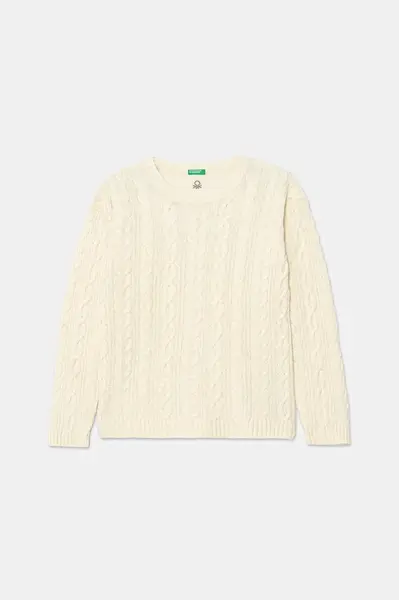 Dětský svetr s příměsí vlny United Colors of Benetton