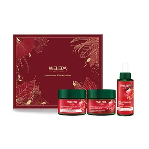 Weleda Firming Face Care Pomegranate & Maca Peptides dárkový set 3 ks