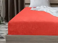 Froté prostěradlo EXCLUSIVE oranžové 90 x 200 cm