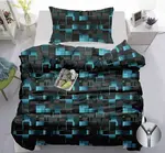 Bavlnené obliečky GRAPHIO tyrkysové Rozmer obliečky: 70 x 90 cm | 140 x 200 cm