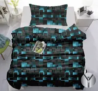 Bavlnené obliečky GRAPHIO tyrkysové Rozmer obliečky: 70 x 90 cm | 140 x 200 cm