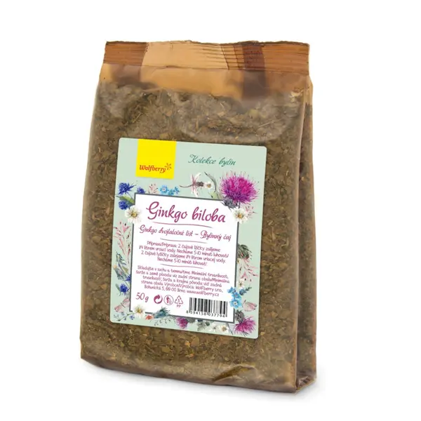Wolfberry Ginkgo biloba bylinný čaj sypaný 50 g