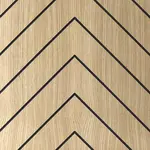 Frézovaný panel Quadro Abeto dub 40x40 cm MDF