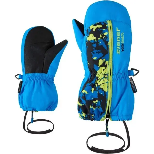 Ziener LANGELO-Z AS MINIS Detské lyžiarske palčiaky, modrá, veľkosť