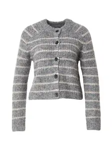 VERO MODA Kardigán 'VMAwesome'  béžová / tmavosivá