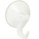 Přísavný plastový háček, průměr 43 mm, bílá