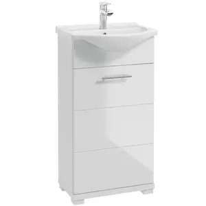 Skříňka Bari 45 bílý