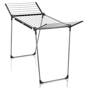 Sušák na prádlo Pegasus 180 Solid černý Leifheit