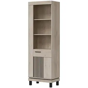 Regál Mati Mi08 dub cremona/černá