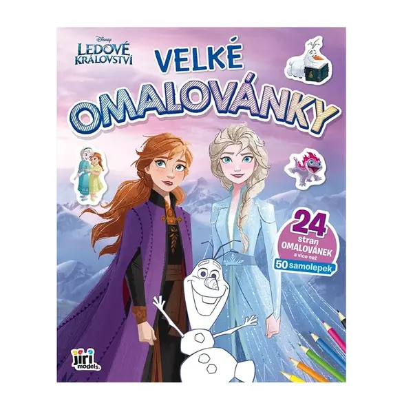 JIRI MODELS Velké omalovánky Ledové království 1 ks