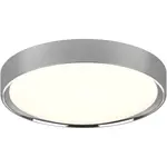 Trio Stropné LED svietidlo Clarimo, chróm, 3000K, 1850 lm, 18W, pr. 33 cm