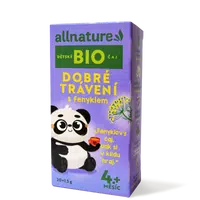 Allnature BIO Dobré trávení s fenyklem dětský čaj 20x1,5 g