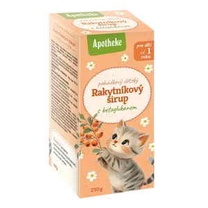 APOTHEKE Sirup dětský Rakytníkový s betaglukanem 250 g