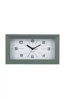 Budík Karlsson Lujo Rectangle 20 x 11 x 5,5 cm zelená barva