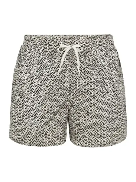 ARMANI EXCHANGE Plavecké šortky  krémová / čierna