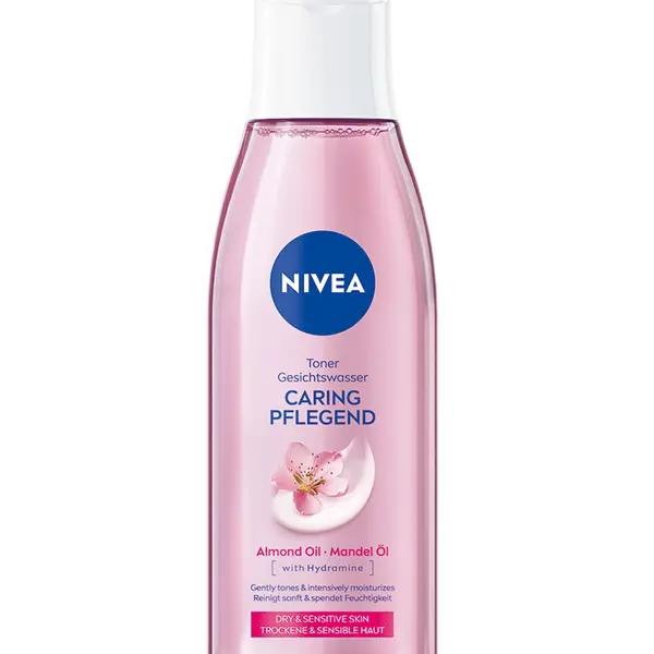 Nivea Pečující pleťová voda pro suchou až citlivou pleť 200 ml