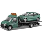 Bburago 1:43 Odtahovka + Ford Focus ST zelené