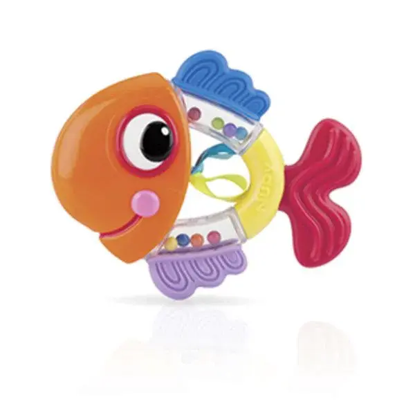 Chrastítko s kousátkem rybka 1ks, 3m +