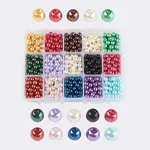 15 Color Glass Pearl Beads