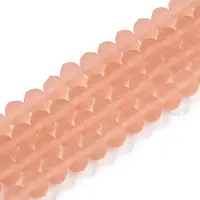 Transparent Glass Beads Strands