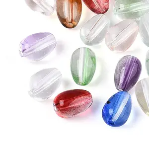 Baking Painted Transparent Glass Beads