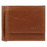 Pánská kožená peněženka Lagen Dolarro - hnědá