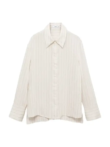 MANGO Blúzka 'CORTAZAR'  nebielená / čierna