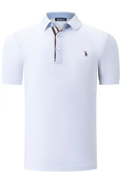 T9582 DEWBERRY MEN'S T-SHIRT-WHITE