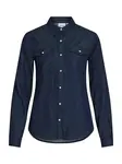 VILA Blúzka 'VIBISTA'  modrá denim