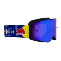 Motokrosové brýle RedBull Spect Torp modré matné, plexi modré zrcadlové