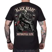Triko BLACK HEART Coffin černá XXL