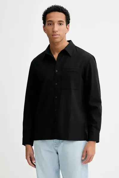 Košile s příměsí vlny Calvin Klein