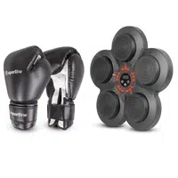 Nástěnný terč inSPORTline Smartpunch + boxerské rukavice Metrojack 12oz