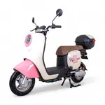 Elektrický skútr Keren Beike 10" hnědo-růžová